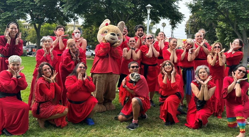 TMWHDE cast at the Pacific Beach / Taylor Branch Library